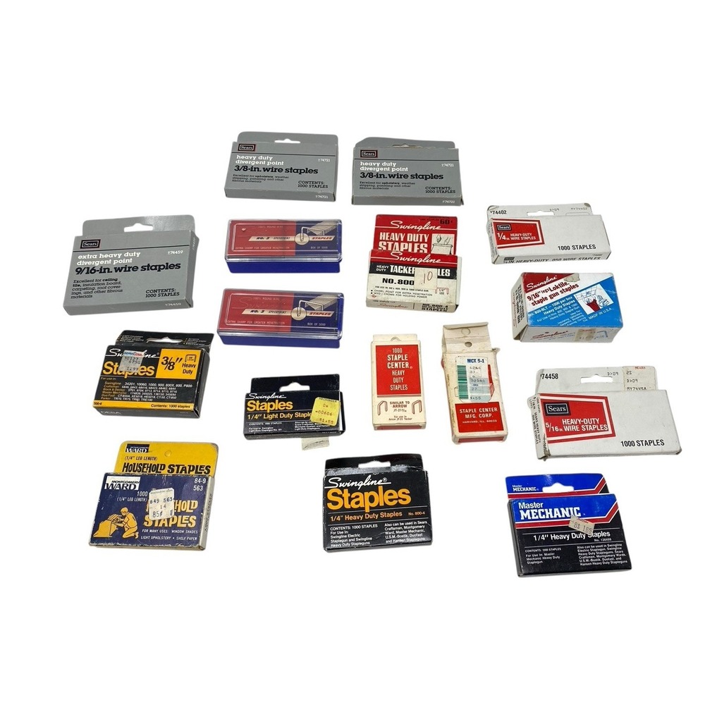 Vintage Heavy Duty Household Staples Mixed Lot Most 80% or More Full